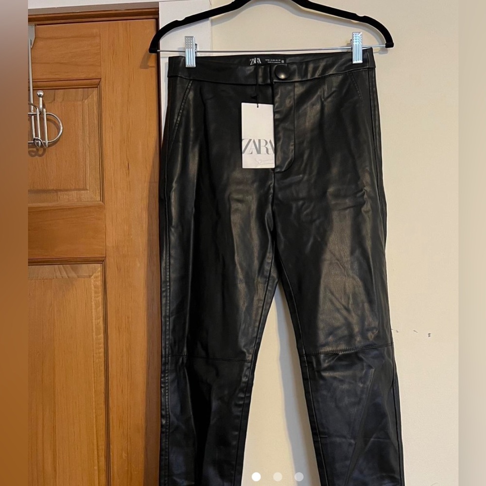 Zara leather pants